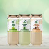 TATWANI HERBALS Amla Powder + Mulethi Powder + Moringa Powder 300g (100g Each) Ayurvedic Support for Skin Health | Licorice Root For Health, Skin and Hair Care | Edible