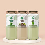 TATWANI HERBALS Triphala Powder + Moringa Powder + Tulsi Powder Combo 300g (100g Each) for Immunity Boost and Respiratory Wellness Men & Women