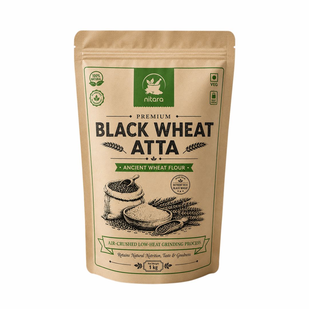 NITARA Black Wheat Flour | Premium Quality | 1kg