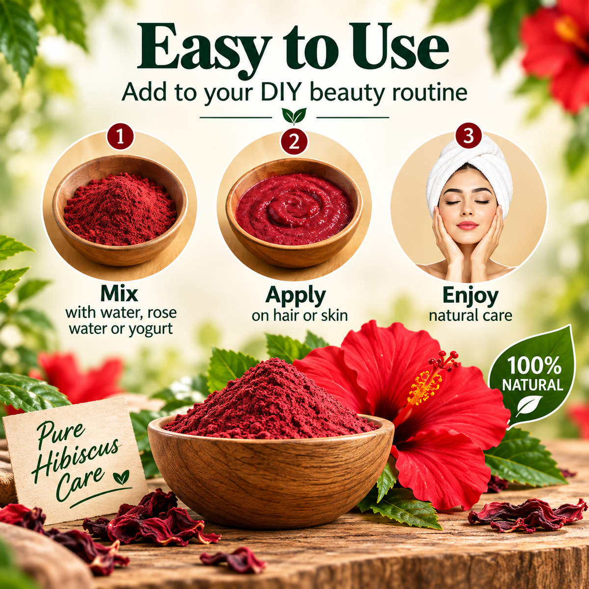 Naturecraft Hibiscus Powder – 125 g