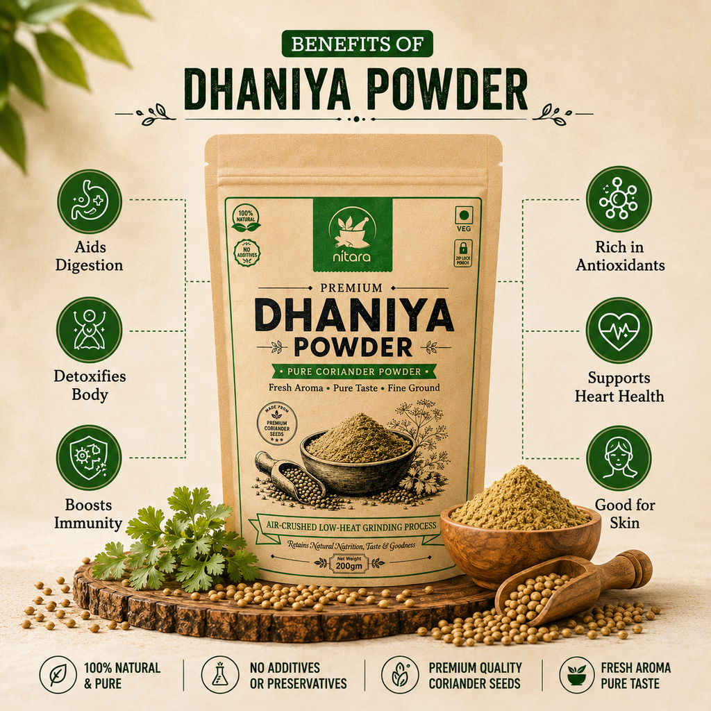 NITARA Dhaniya Powder | Premium Quality | 200g