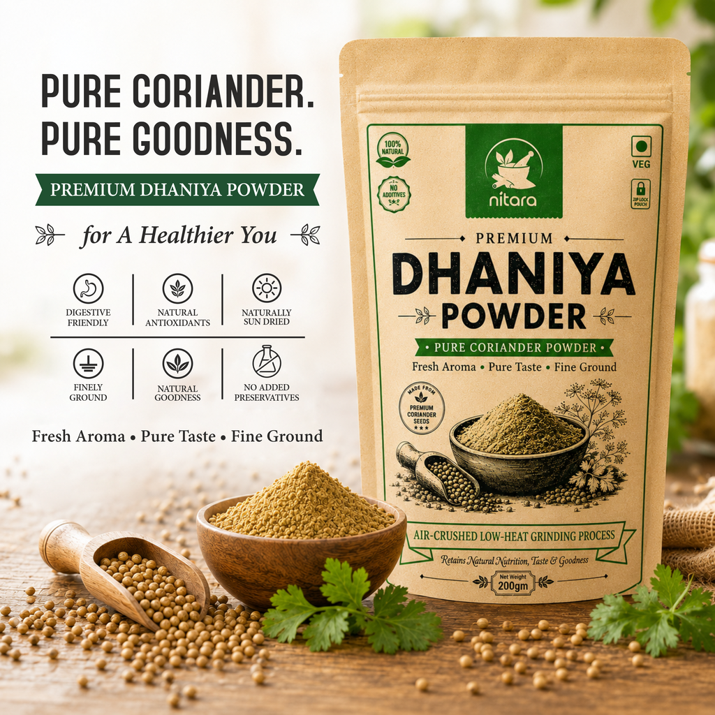 NITARA Dhaniya Powder | Premium Quality | 200g