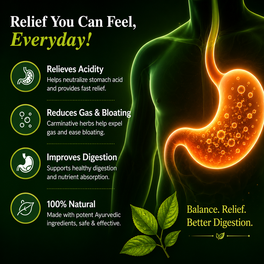 Naturecraft DigestVeda Tablets – Ayurvedic Digestive Support