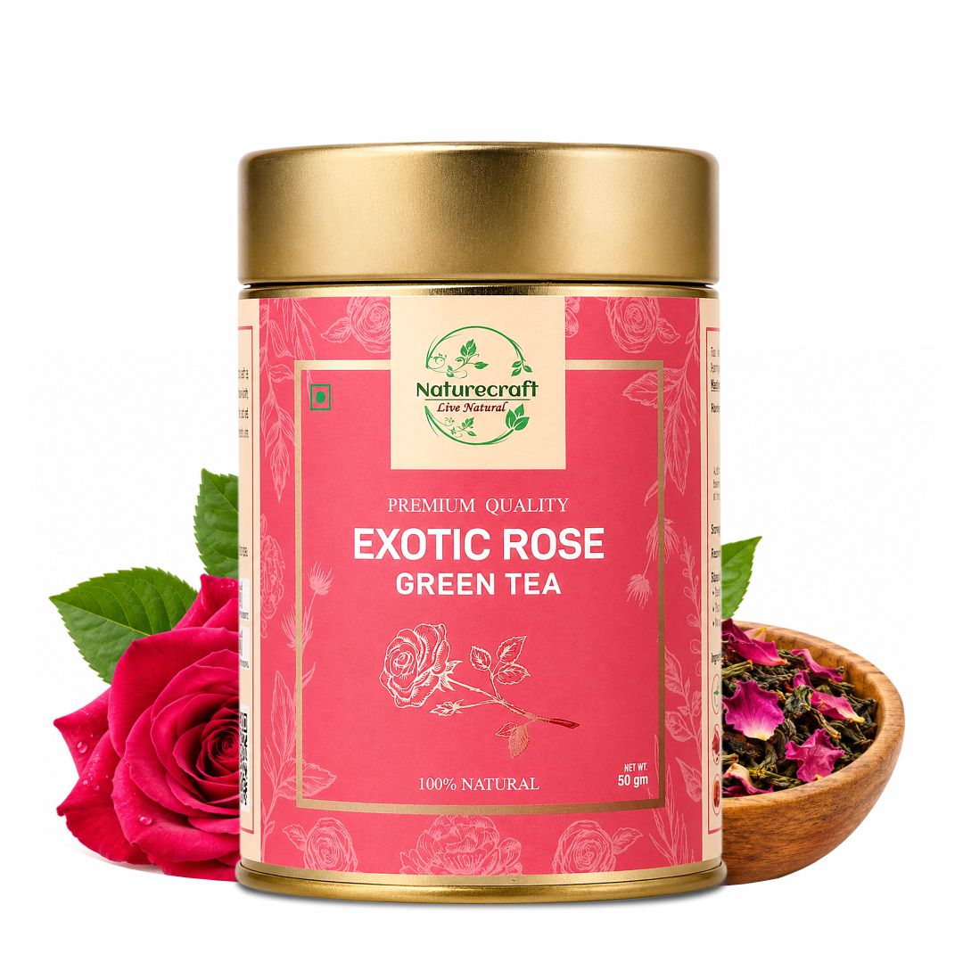 Naturecraft Exotic Rose Green Tea – 50 g