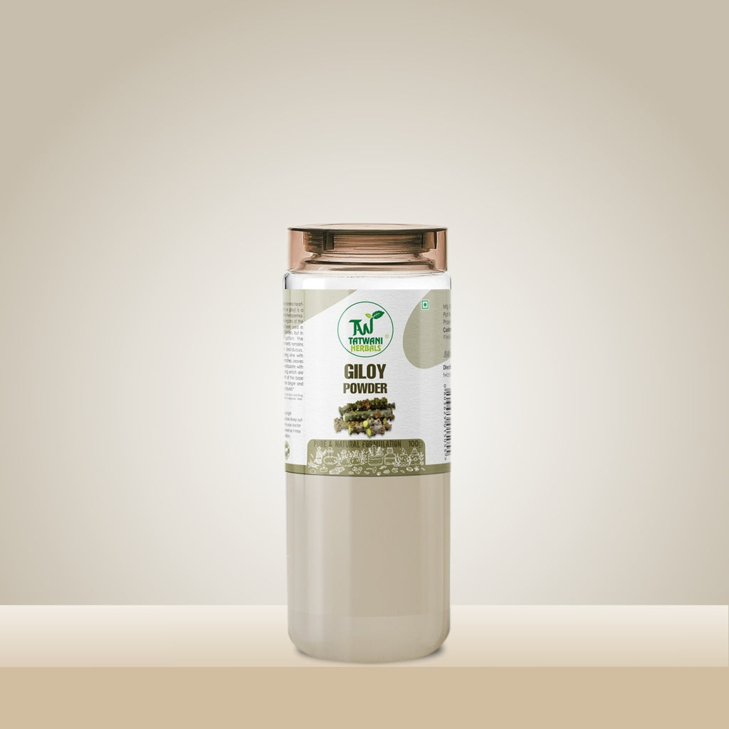 TATWANI HERBALS Giloy Powder 100g | Use for Reducing Inflammation, Detoxifying Body, Improving Liver Function, Regulates Blood Sugar