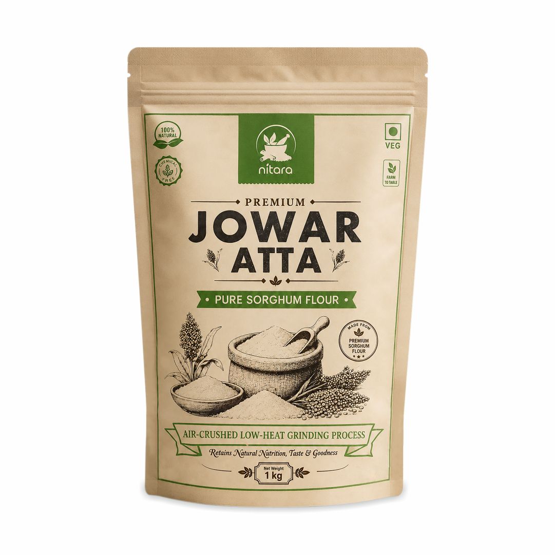 NITARA Jowar Flour | Premium Quality | 1kg