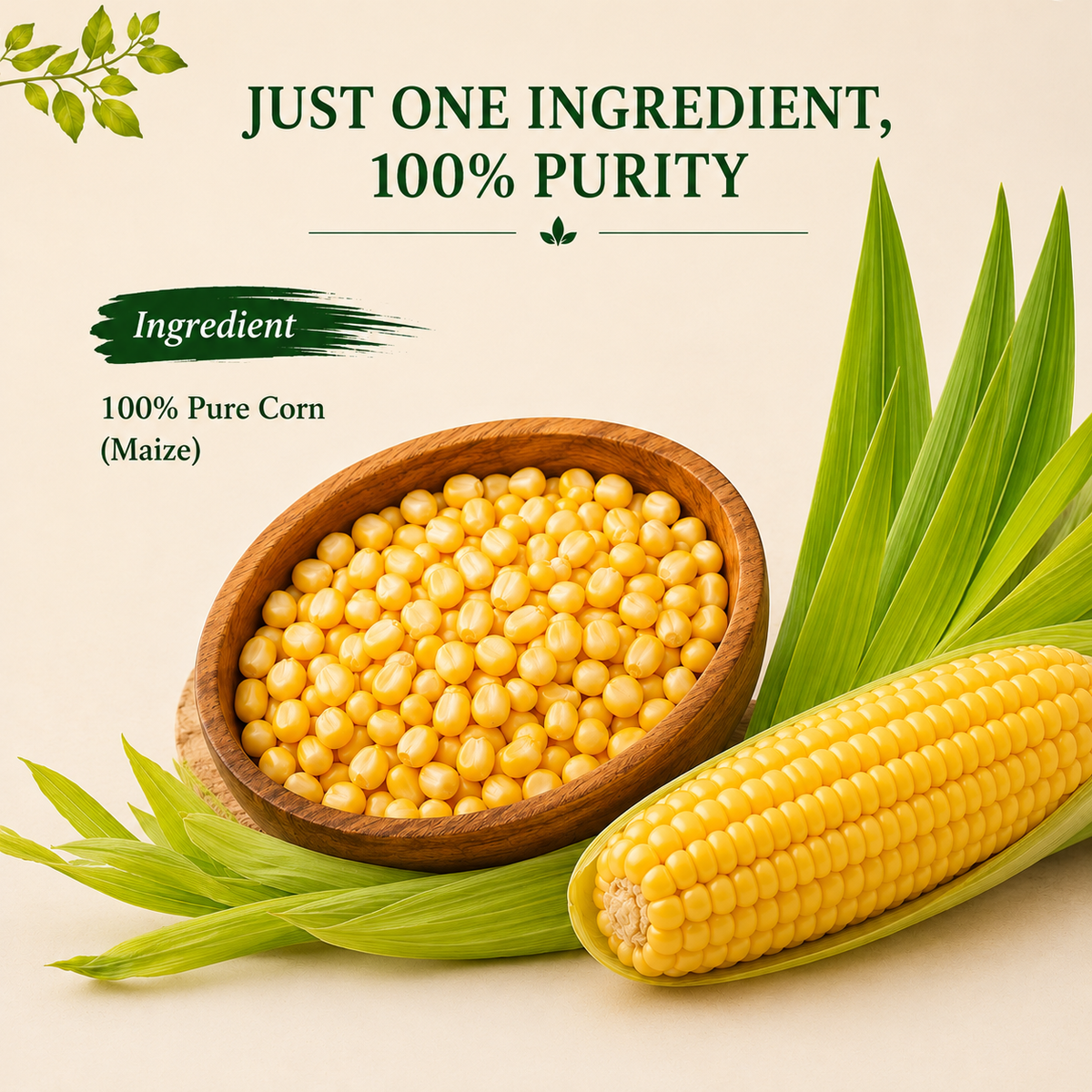 NITARA Makka Flour | Premium Quality | 1kg