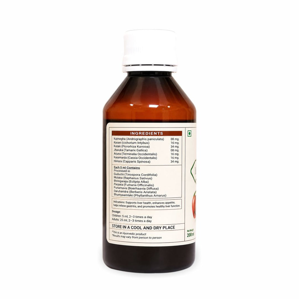 Naturecraft Liverveda Syrup |   Ayurvedic Herbal Tonic |   Traditional Botanical Blend |   Daily Herbal Supplement |   Quality Assured