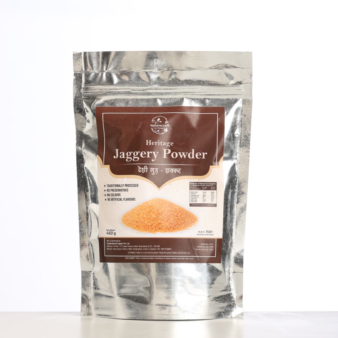 Naturecraft Heritage Jaggery Powder – 450 g