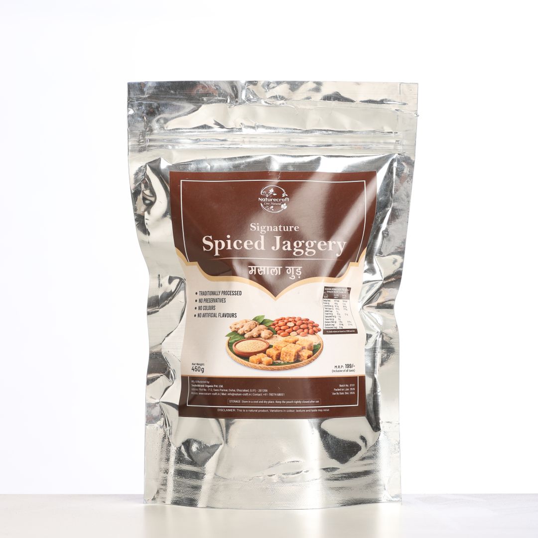 Naturecraft Signature Spiced Jaggery – 450 g