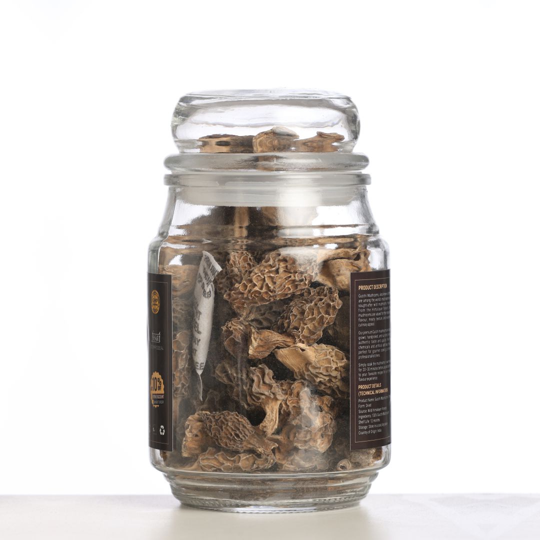 Gucchi Mushroom (Morel Mushroom) | Premium Dried Wild Edible Mushroom