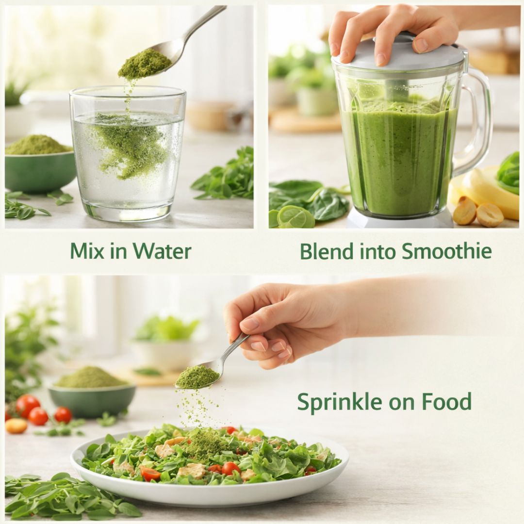Naturecraft Moringa Powder – 125 g (5 g Extra Free)