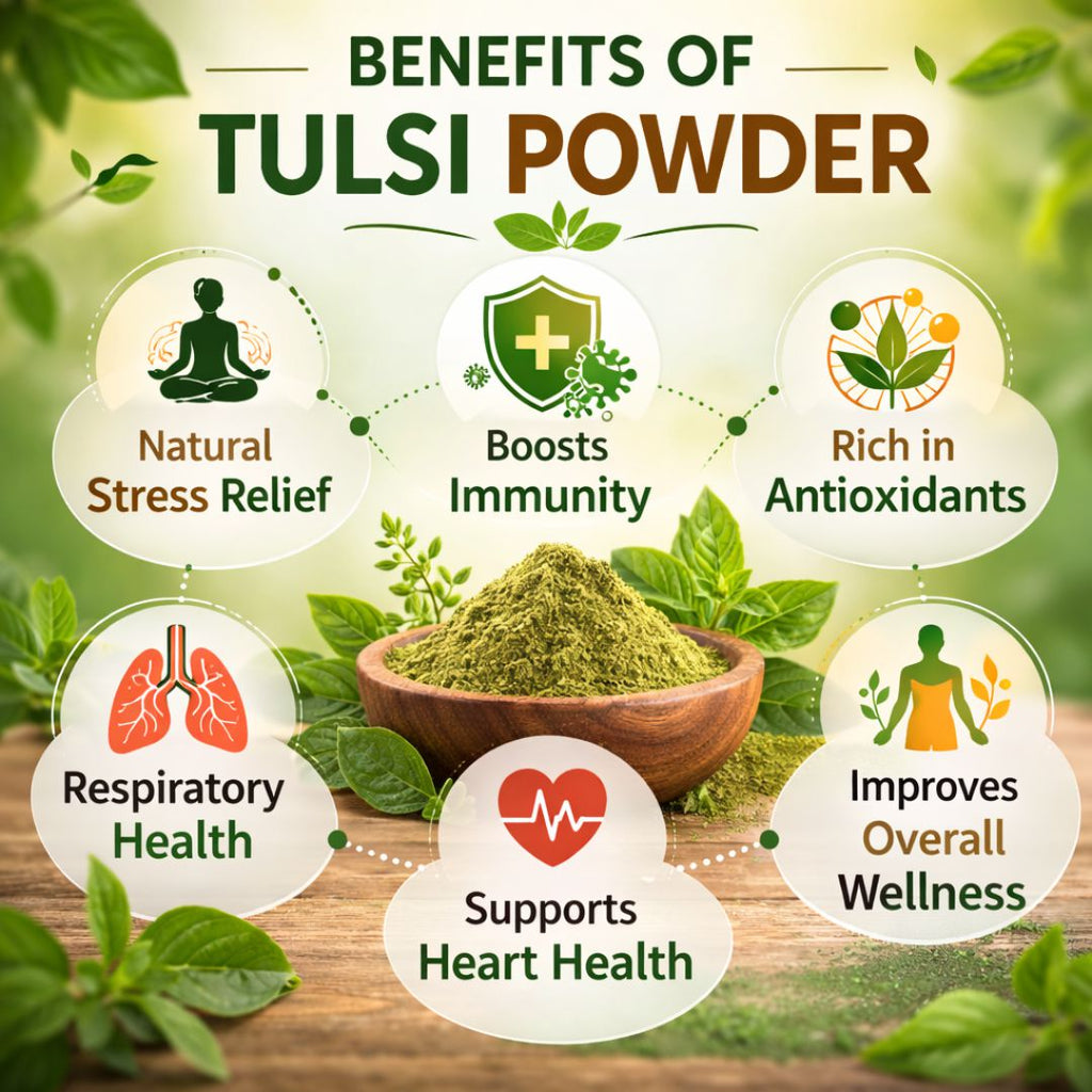 Naturecraft Tulsi Powder – 120 g (5 g Extra Free)