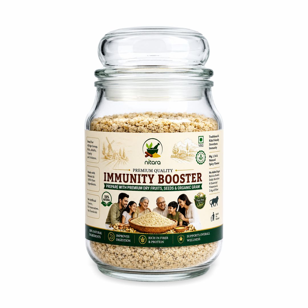 NITARA Immunity Booster  | 17 Ingredients Blend | Traditional Preparation | 370g